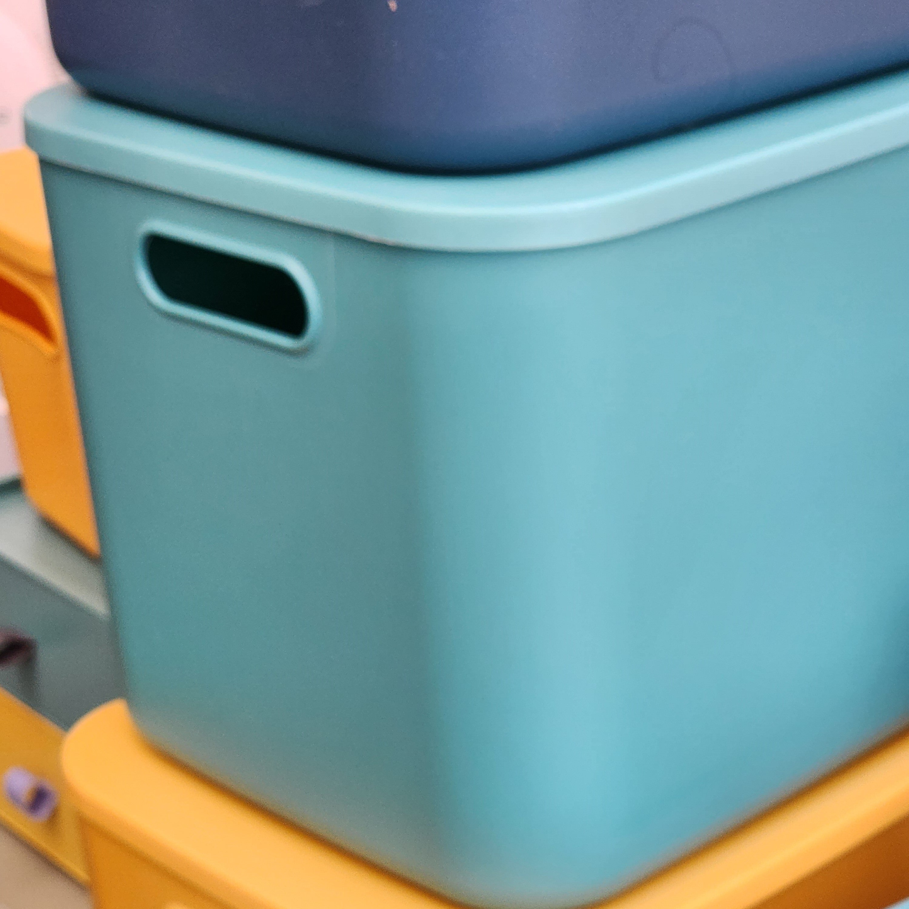 Pastel Stackable Bins with Lids - Large