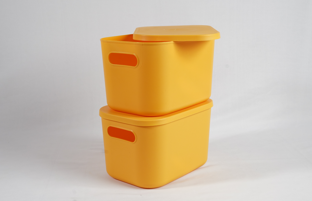 Multipurpose Stackable Bins with Lid - Small