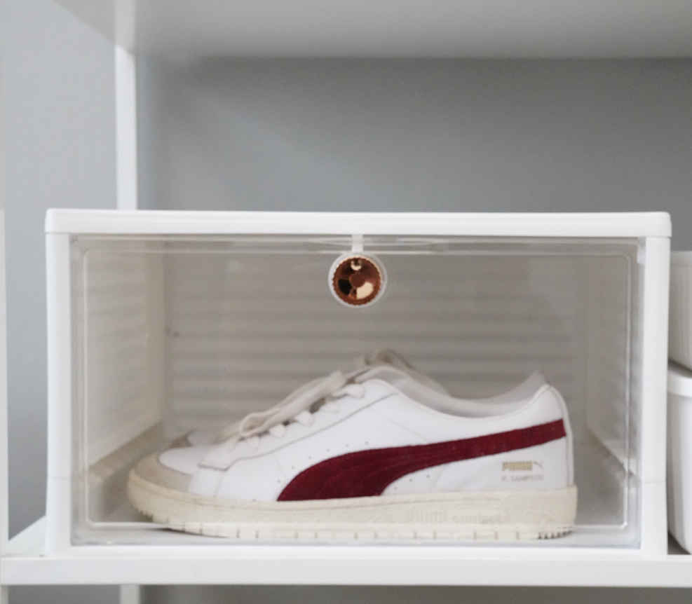 Premium Collapsible Sneaker Storage with Transparent Door